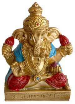 Mini Ganesh Bronze Color 2"